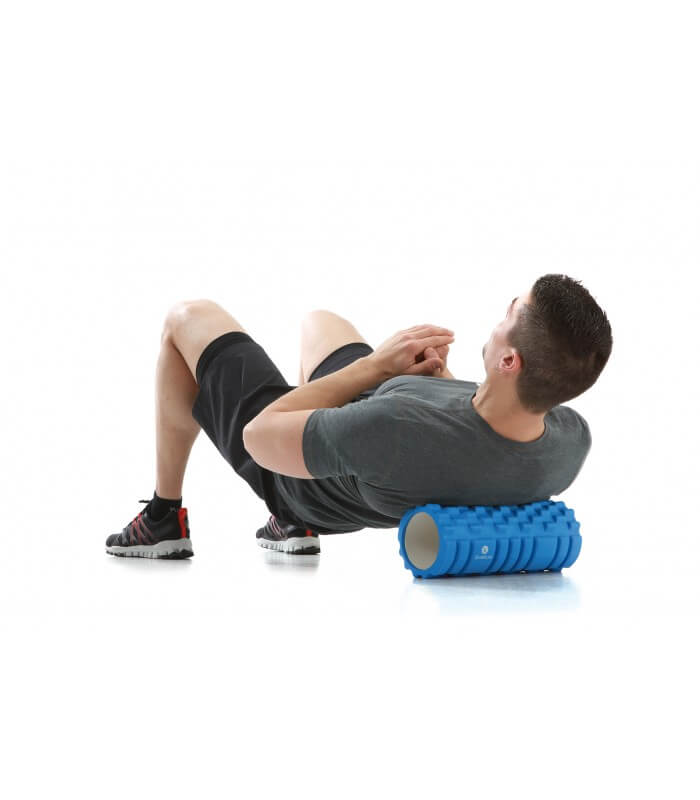 Roller mit Nopen blau