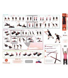 Workout poster for rubberfit & 4 bands