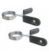 Steel spring collar x2