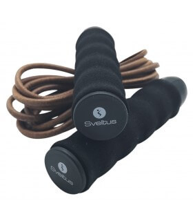 Leather weighted jump rope