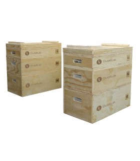Set of jerck wooden blocks